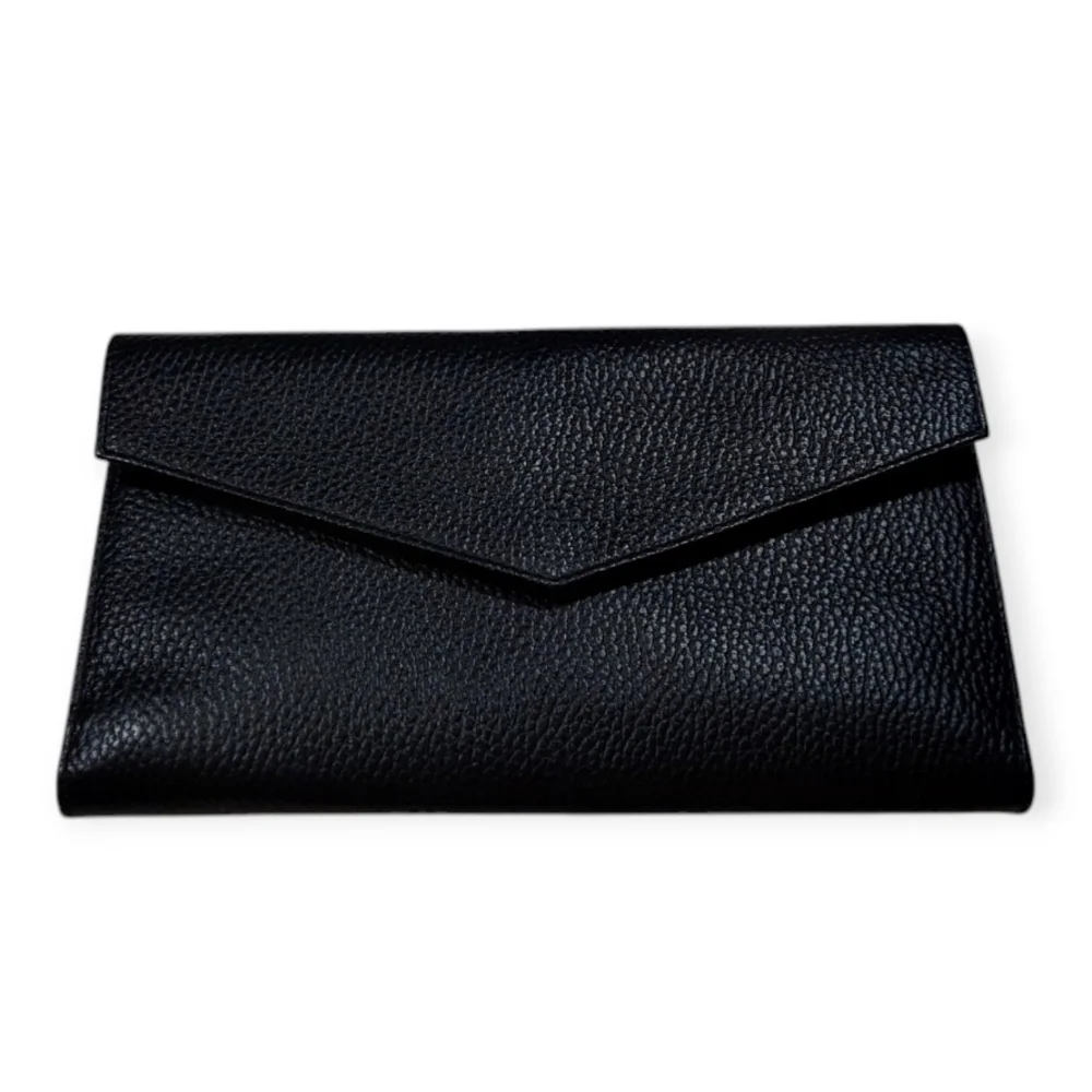 CANALI Black Leather Passport Documents Credit Card Holder Wallet VIP Gift Set